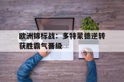 官网登录入口-欧洲锦标战：多特蒙德逆转获胜霸气晋级